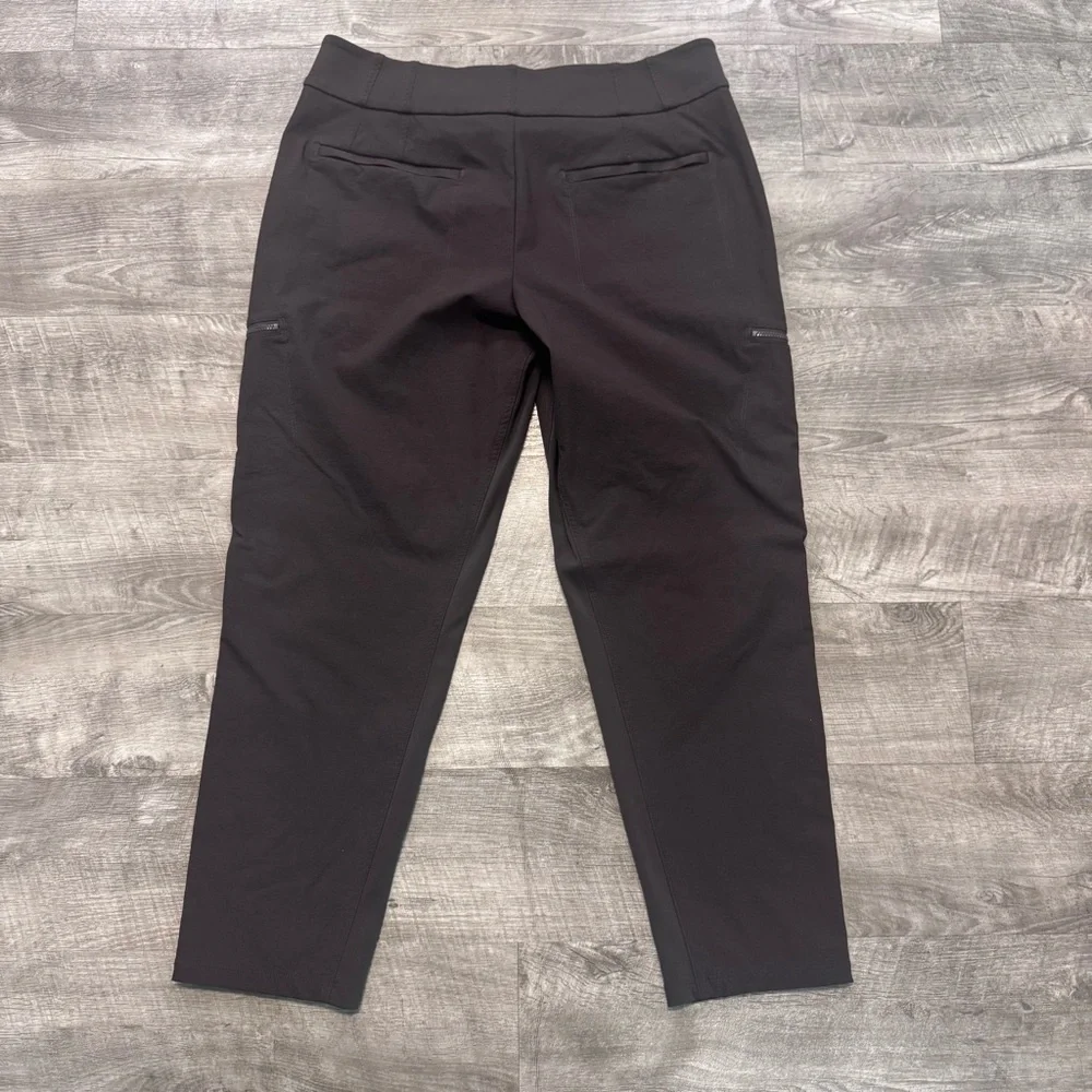 Athleta Wander Hybrid Striaght Leg Pant Walnut Brown Womens Petite Sz. 14P